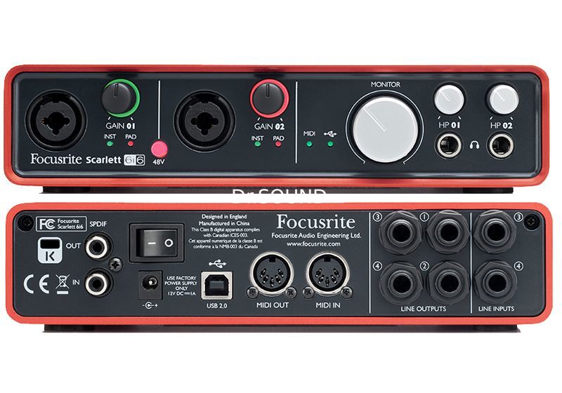 Звуковая карта 2i2 focusrite